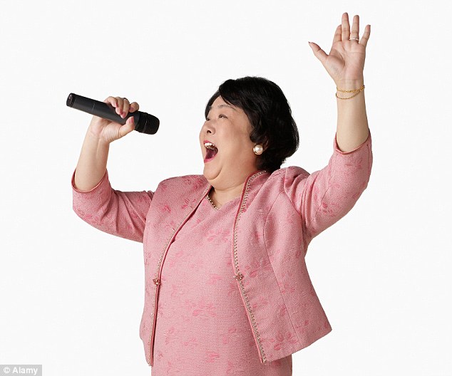 Belt it out: Talking and singing are helpful ways of staving off the deterioration of the vocal cords 