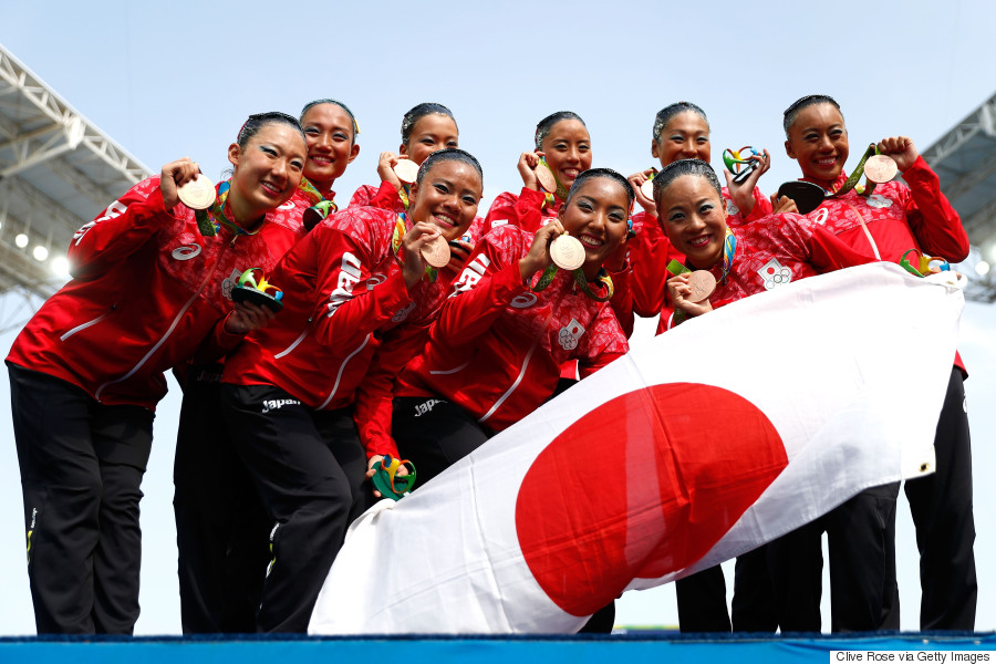 synchronised swimming japan