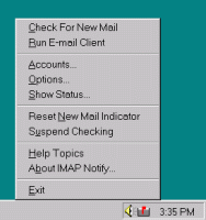 Thunderbird: change IMAP account to POP3 .