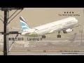8回バウンドした着陸映像　強風の成田空港　SKY GATE TV 2014.3.18