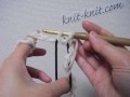 かぎ編みシュシュの作り方／へアゴムを編み込む