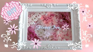 【100均DIY】　母の日に贈る☆カーネーションのフラワーボックス　~DIY Mother's Day Gift~