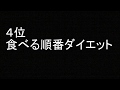 「コツコツ系ダイエット方法」 ランキング