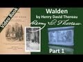 Part 1 - Walden by Henry David Thoreau (Ch 01)