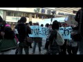 就活ぶっこわせデモ2011年11月23日ダイジェスト