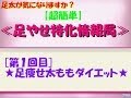 第1回目足痩せ太ももダイエット