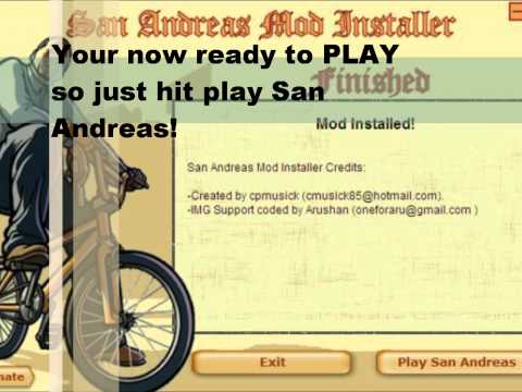How to install street names in San Andreas.