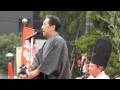 片岡仁左衛門、中村勘三郎の挨拶