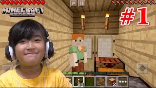 かんなマインクラフトPE（Minecraft）＃1 Playing video