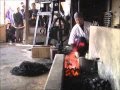 大隅俊平美術館　太刀制作仕事実演公開