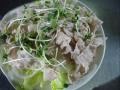 今日の簡単中華料理教室　中華料理レシピ　豚肉の冷しゃぶ　の作り方