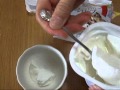 ダイエット中なので ビヒダスヨーグルトにノンカロリーシロップ