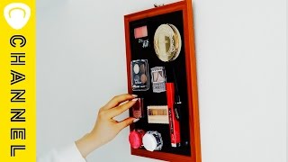 メイク用品をひとまとめ！マグネットコスメパレットのつくり方 C CHANNEL DIY