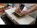巻き寿司の巻き方（恵方巻）How to wrap the sushi rolls