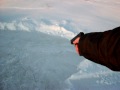 Spinning .40 cal bullet on ice
