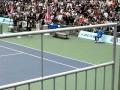 初の楽天ジャパンオープンテニス クルム伊達さん 3回戦 入場