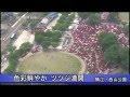 福井県鯖江市の西山公園でツツジ満開