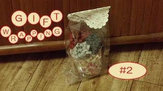 【100均DIY】gift wrapping/簡単ラッピング#2　◎ラッピングのやり方◎