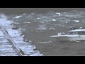 2013.9.16 台風直撃の暴風の中、船の様子を見に来た車
