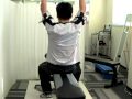 加圧トレーニング 加圧ベルト装着、上半身運動動画