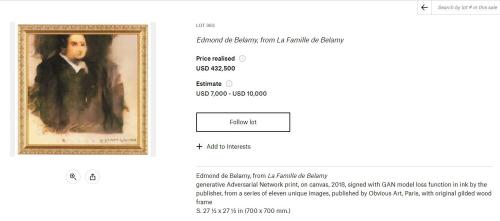 拍卖行官网关于该作品的介绍。佳士得官网截图