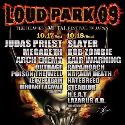 Loud Park 09 Lineup