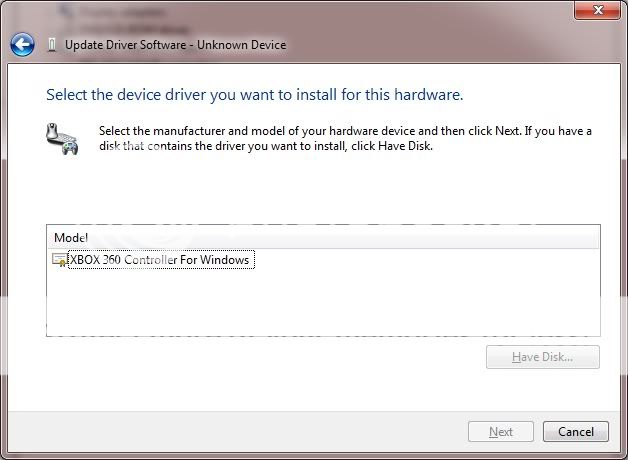 Windows 7 xbox 360 controller driver