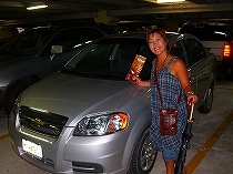 車受け取り