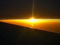 夕陽が