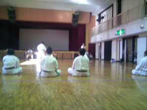 090829土+審査+型稽古