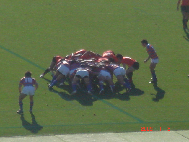 ラグビー　帝京×法政2