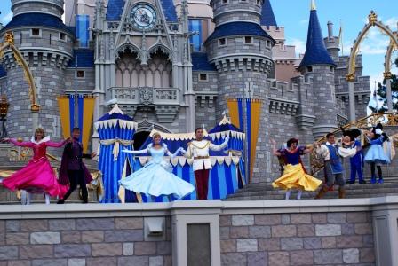 WDW 三人プリンセス