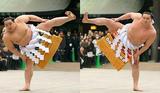 横綱白鵬と朝青龍