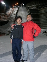 池田選手と共に