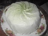 抹茶と小豆のケーキ