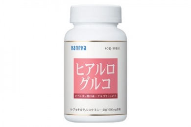 噛んで食べるヨーグルト味のサプリメント、ヒアルロン酸の素「ヒアルログルコ」