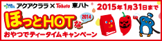 第9弾ほっとＨＯＴなおやつでティータイムキャンペーン2014