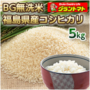 BG無洗米25年福島県産コシヒカリ