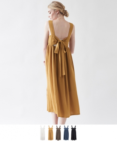 【titivate】バックリボンジャンパースカート