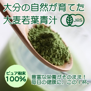 ピュア粉末100% 無農薬 有機青汁「大麦若葉」