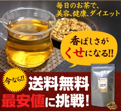 国産ごぼう茶100％