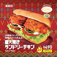 日本サブウェイ株式会社の取り扱い商品「『直火焼きタンドリーチキン』お試し券」の画像