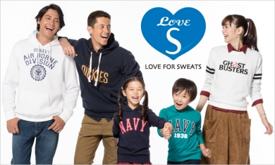 お気に入りがきっと見つかる「LOVE SWEAT」