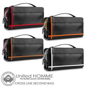 モニター募集 レザーブランド ユナイテッドオム クロスラインセカンドバッグ ポカポカ日和