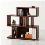 デザインディスプレイラック【VERS】バース B-2 レギュラータイプミドル ブラウン