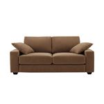 20色から選べる!カバーリングソファ 【LeJOY】リジョイ ワイドタイプ 2.5人掛け マロンベージュ（スエード調タイプ） 脚：ナチュラル