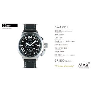 MAX XL WATCH 【マックス ウォッチ】 腕時計 5-MAX426 55mm FACE LINE