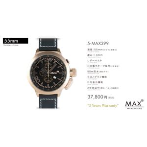 MAX XL WATCH 【マックス ウォッチ】 腕時計 5-MAX399 55mm FACE LINE