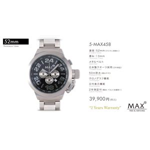 MAX XL WATCH 【マックス ウォッチ】 腕時計 5-MAX458 52mm FACE LINE