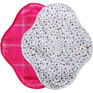 モミジ・ナチュラル 布ナプキン L 多い日&夜用 プチフラワー 2枚入り